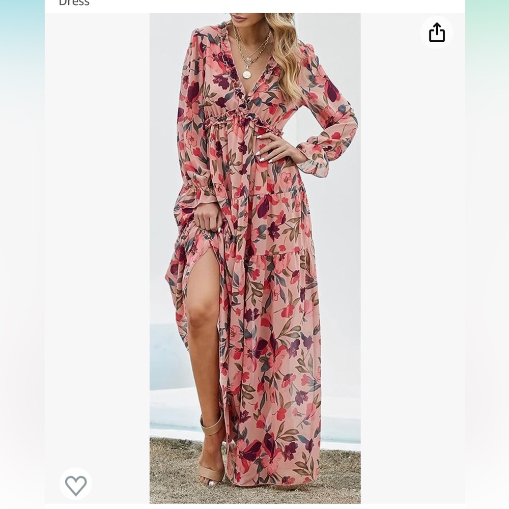 Amazon viral Maxi Dress Size Small; dress for wedding